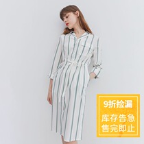 Shifan Li 2020 spring new waist thin shirt dress long skirt womens 7B8190371