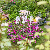 Mu Zi Ge courtyard old iron flower arrangement decoration garden crafts flower fairy