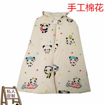Baby cloak handmade cotton liner baby cloak cotton autumn and winter thick long short custom made 0-3 years old