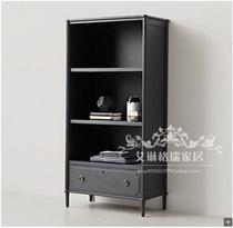 Export Retro Modern American Solid Wood Bookcase Law Style Neoclassical Minimalist Disposal Cabinet Display Cabinet Bookcase Customised