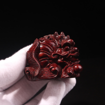 Fuyunchang Indian leaflet rosewood carving Arowana hand handle handmade toy ornament Mahogany crafts