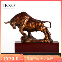 Pure Copper Bull Ornament Pioneering Lucky Handicrafts Office Home Decoration Company Opening Gifts