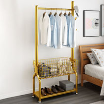 Hanging hangers at the entrance door Home floor-to-ceiling drying racks Mobile trolley Premium sense shopping cart large capacity hangers