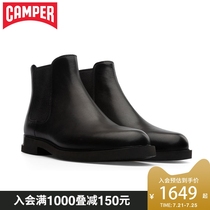 Camper watch womens shoes Iman simple and handsome cowhide comfortable booties Autumn and winter fashion casual Chelsea boots