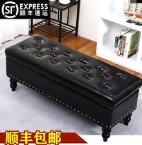 Solid wood door shoe store long square shoe cabinet fitting room Home dressing room Shopping mall storage clothing store cloakroom