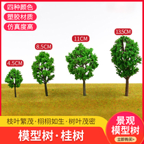 diy handmade sand table building model material micro landscape scene background simulation tree trunk finished tree model laurel tree