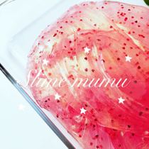 Grafting girl heart foam glue imitation liquid glass texture Wood slime Crystal mud pearlescent color mud