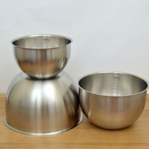 Increase Thick 304 Stainless Steel Pot Beater Egg Pot Deepen 18 10 Beat Cream Pot Stirring Hair Pot Baking Tool