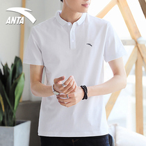 Anta short sleeve men 2021 new large size loose quick dry breathable polo shirt sports casual T-shirt men