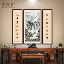 Futi Xianghu Middle Hall Painting Room painting hand painting of rural hall painting of the Ilands painting of the country painting of the atmospheric decoration