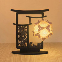 Cultural and creative gift paper carving lamp DIY material to relieve boredom handmade custom creative birthday gift Forbidden City national tide decorative lamp