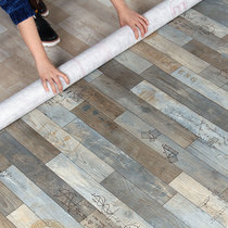 Floor tile sticker Self-adhesive floor leather thickened wear-resistant waterproof mud floor direct paving Home floor sticker renovation and transformation