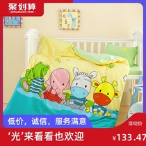 Kindergarten Six Piece Cotton Cotton Bed Crib Children Kindergarten Three Piece Cotton Cartoon quilt cover