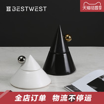 BEST WEST designer creative storage tank pendulum pieces modern minimalist home living room adornment furnishing light extravaganza