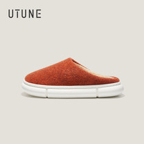 Optimal autumn and winter Baotou warm cotton slippers mens home indoor non-slip home winter soft bottom simple antibacterial