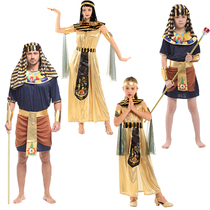 Halloween parent-child costume childrens masquerade party Egypt Prince costume costumes cos Egyptian Pharaoh performance costume