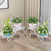 Shelf home table fleshy flower stand small creative bedroom window sill green plant multi-storey shelf flower room beautiful