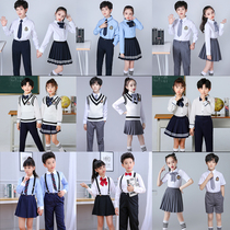 June 1 Childrens Choir Costumes Primary and Secondary School Students British College Style School Uniform Suit Kindergarten Spring and Autumn