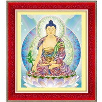 Boutique Solemn Pharmacist Buddha Pharmacist Glazed Light King such as Cross Embroidered Kit Precision printing Easy to hand and send tools