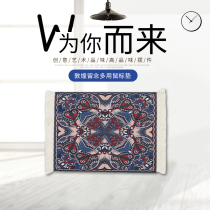 Turkish Middle East carpet mouse pad Persian personality creative literature and art small fresh ethnic style coffee mat Bar mat