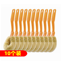 10 wash pot brush long handle non-oil non-dirty hand brush pot brush Kitchen cleaning dish brush household brush pot