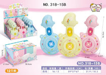 12 pack electric music guitar 318-15B Cartoon music guitar electronic keyboard Musical instrument childrens toy mixed batch