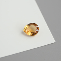 6 14 carat natural color silk yellow beware Naked Stone Large Drop Top glass body Fire color Good No crack