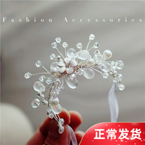 Korean wedding wrist flower bridesmaid sister hand flower forest fresh childrens bracelet flower dance performance shot ring