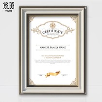 Award frame company Awards honor certificate frame A4 patent photo frame set-up business a3 hanging wall fashion creative frame