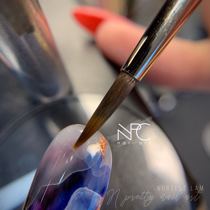 South Korea imported watercolor paint halo dyeing special brush Mayu teacher with professional nail pen