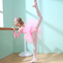 Binnashi childrens dance clothes girls ballet dress girls Chinese dance clothes autumn and winter long sleeve children dance dress