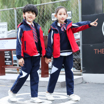 Primary and secondary school uniform Spring and Autumn Sports suit for childrens class clothing for wind-proof custom teachers garden charge outdoor