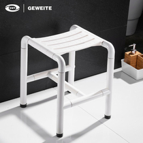 Hole-free bathing stool sitting in the chair bathroom for the disabled elderly toilet stainless steel anti-skid bench bath stool
