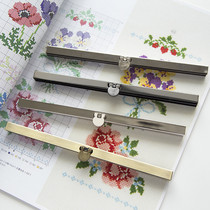 19CM gun color chrome color stainless steel side bar gold screw mouth gold fine plated with video