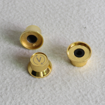 Brand new DIY gold electric guitar knob metal tone color volume potentiometer cap control button accessories set