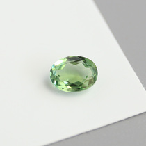 3 12 carat natural mint green bare stone elliptical ring surface sweet glass body female inlay pendant ring
