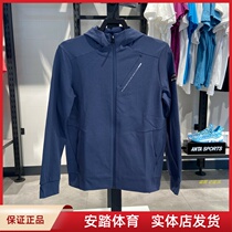 Anta 2020 Autumn Mens Knitted Sports Top 152037706 Men Trench Coat Zipper Hooded Slim Jacket