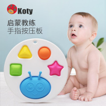 KOTY Baby shape hand grip pressing exercise board baby puzzle early education intelligence development 0-1 year old exercise toy