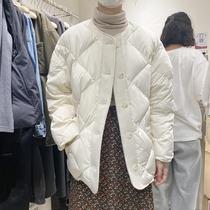 2021 new cotton clothes womens short and thin winter Korean version slim small quilted jacket thin large size womens cotton coat jacket