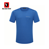 BLACKYAK break outdoor sports round neck short sleeve T-shirt mens stretch climbing running T-shirt SZM259