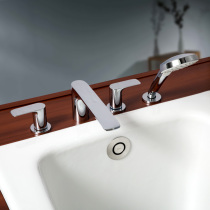 TOTO bathtub cylinder side faucet with handheld shower double handle double control faucet TBG04202B TBG04201B