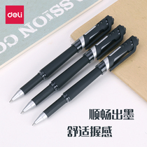 Dali 1 0 thick gel pen 0 7mm black signature pen thick stroke signature water pen business carbon hard Pen Calligraphy Special practice thick pen core pen core students write with ballpoint pen