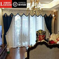 LXRXDD bedroom curtain new Chinese-style curtain bedroom new Chinese-style curtain new Chinese curtain