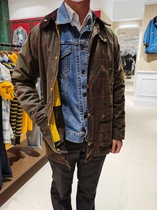 Shanghai spot barbour SL beddale Japanese version of Cross Lattice cashew flower waxed jacket coat