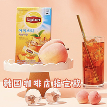 South Korea Lipton Flyover Korean Version Peach Iced Water Honey Peach Tea Powder Honey Peach Tea Han Opera Little Red Book Co