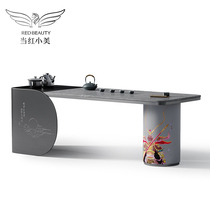 Office tea table Modern simple tea table Light luxury Kung Fu tea Several tea tables one new Chinese tea table and chair combination