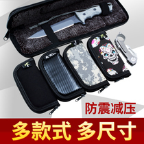 77 Manual knife bag shock absorption tool storage bag Cordura nylon folding knife bag straight knife bag Nylon tactical sleeve shockproof