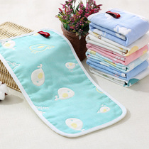 Baby 6-layer gauze towel cotton rectangular newborn face towel Children baby baby bath towel absorbent handkerchief