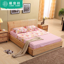 Hotel Master Bed Bed 1 8m Double Bed Indonesian Fuji Fuji Furnishi Furnishi Furniture Furnished Vine Bed TD