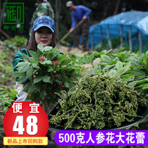 (Ginseng flower bud 500g) Imperial seal Changbai mountain ginseng flower New Flower ginseng flower tea tea big flower